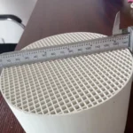 Good Heat Exchange Thermal Storage RTO/RCO Mullite Ceramic Honeycomb As Catalytic  Heat Recovery Used Converter 134*100MM