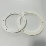 99.7% Alumina Ceramic White Bushing Sealing Ring with Good Machinability for Industrial Applications Custom Cutting Available
