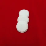 High 99.9% Purity Milky White Quartz Glass Round Panel Opaque Silica Quartz Disc With Step - Image 2