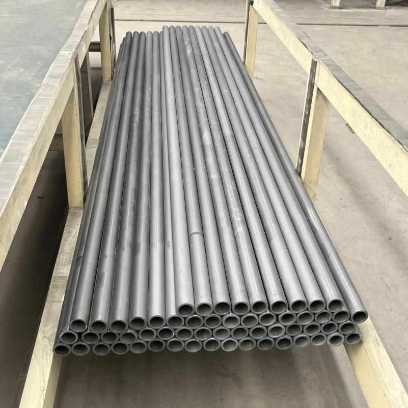 H54717cca8dfe4ef280392eaf319a6a06T.webp High Temperature Resistant Silicon Carbide Kiln Shelf/Plates/tubes/Batts for Ceramic Industry - Image 1