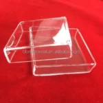 Custom Dimensions Quartz Petri Dish  Transparent Quartz Tray - Image 2