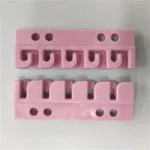 Pink Alumina Ceramic Yarn Guide Textile Ceramic Five Comb Wire Guide Hook Parts