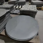 Customized NSIC Plate Refractory Round Kiln Shelves Nitride Bonded Silicon Carbide Ssic Sintered Ceramic Sanitary Plates - Image 2
