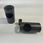 Customized Boron Carbide Tube Insulator Black B4C Ceramic Irregular Pipe - Image 5