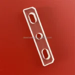 Customized 99.99% High Pure clear Crystal Fused Silica  Quartz Glass Plate Part with Holes - Image 5