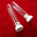 Flat Bottom Transparent Quartz Glass Test Tube Clear Fused Silica Quartz Tube - Image 4