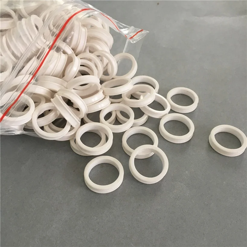 H57e31a22608c426aa5b4b5c3cdef10156.webp Wear Resistance Alumina Ceramic Roller Guide Ring for Textile Machine Parts - Image 1