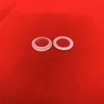 Circular clear quartz discs high purity transparent quartz wafer with step