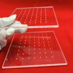 Transparent Perforated holes Quartz Panel  Laser Boring Fused Silica Glass Sheet - Image 6