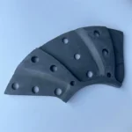 Heat Resistant Curved Silicon Carbide Ceramic Plate with Holes - Image 2