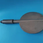 High Temperature Silicon Carbide Butterfly Valve Disc SiC Shaft and Disc for Flue Gas Control - Image 2