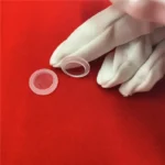 Transparent Quartz Glass Sheet With Step 99.99 Purity Clear Silica Quartz Disc - Image 4