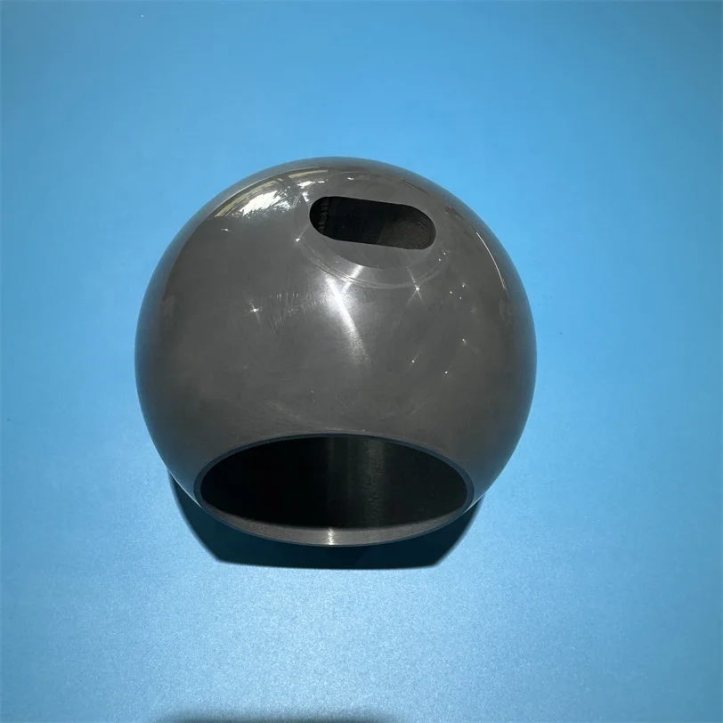 H5d56fb347777477b91ebe7e17e16b5e4N.webp Insulator Silicon Nitride Ball Valve Surface Polishing Si3N4 Ceramic Irregular Part - Image 1