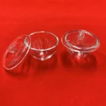 17ml clear silica quartz crucible customize transparent fused quartz crucible with cover - Image 3