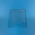 High-quality Clearly Etched Patterned Conductive Coated Fused Quartz ITO-coated Plate High UV Transmission for Semiconductor