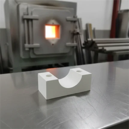 Hexagonal Boron Nitride Tube Clamp High Temperature Insulating Support Bracket for Heat Pipe & Thermocouple