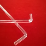High Purity Precision Polished Quartz Bar L Shape Fused Silica Rod - Image 2