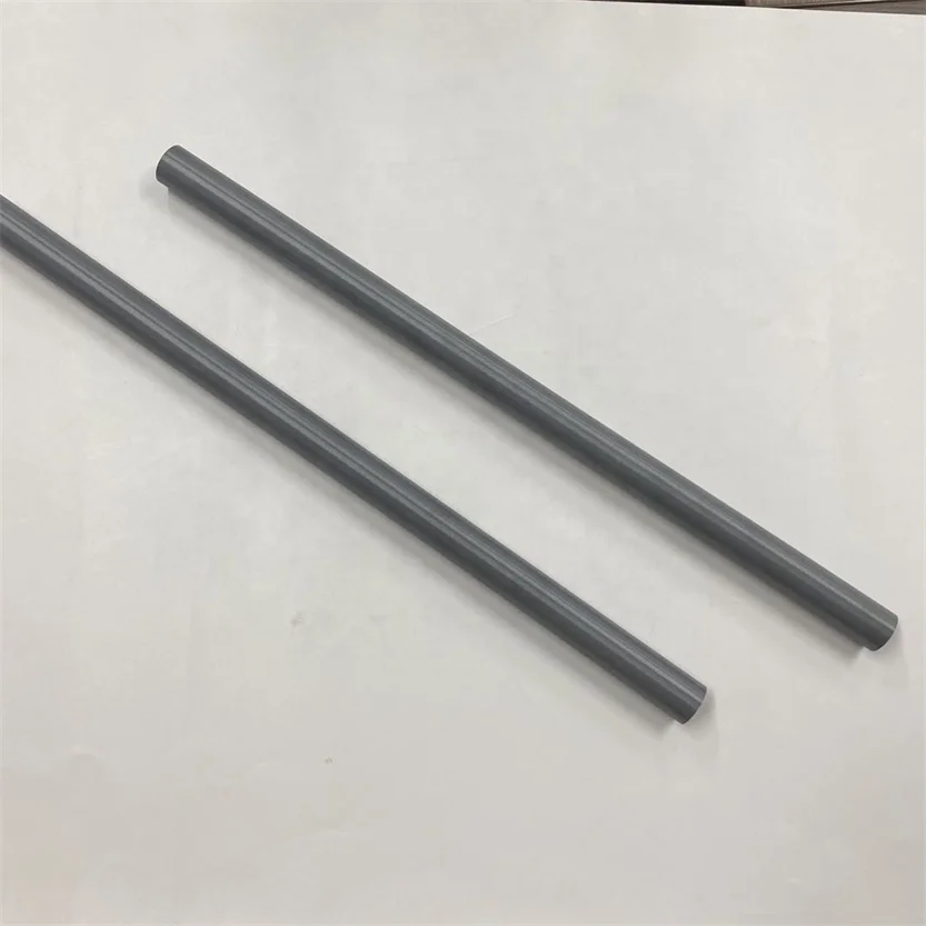 H629cb2e310f946a58fd563a727e503a5C.webp Long Life Time Thermocouple Protection Si3N4 Silicon Nitride Sialon Ceramic Tubes Silicon Nitrided Tube Sleeve - Image 1