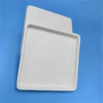 99% Alumina Ceramic Crucible Customized Al2O3 Ceramic Molten Metal Saggar Tray - Image 2
