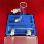 Standard Transparent Polish Quartz Glass Cylindrical Flow Through Cuvette for lab instrument - Image 3