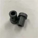 Wear Resistance  Silicon Carbide Sleeve Flanged with Lubrication Hole SiC Ceramic Bearing Bushing for Mechanical Seal Pump - Image 2