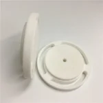 Easy Cutting Drilling Machinable Ceramic Parts Glass Macor Ceramic Porous Disc Spacer Rounded Plate - Image 3