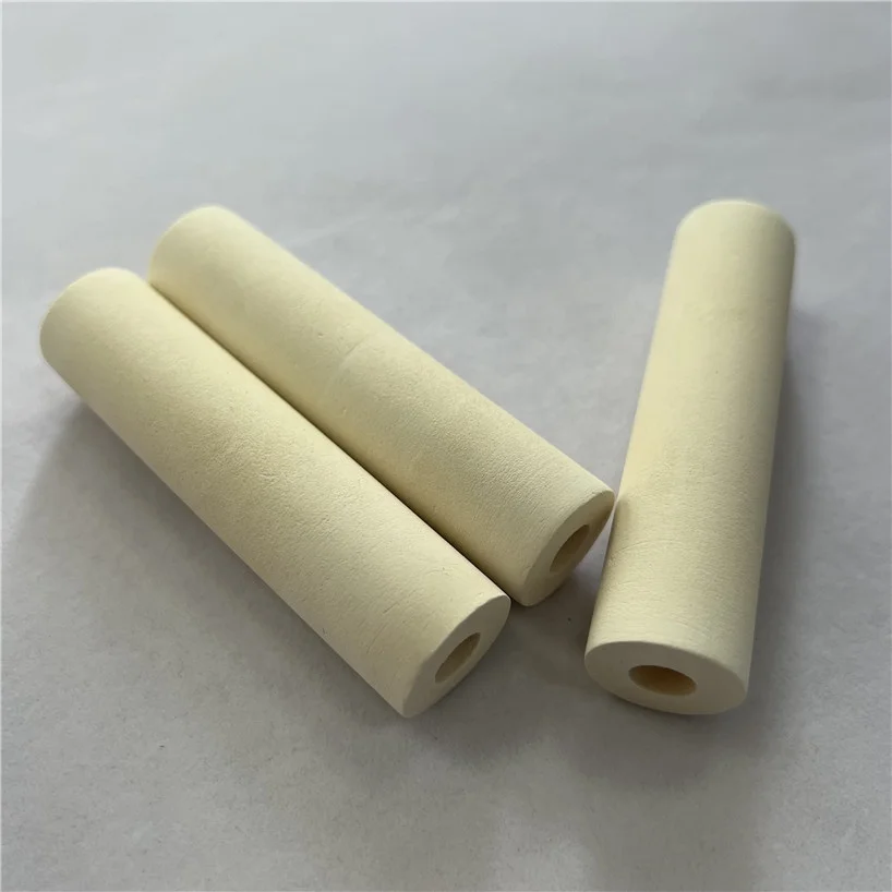 H646b9d7a6bca41f58e0732470ce17a4ce.webp Insulator Porous Ceramic Filter Tube Adjustable Porosity Ceramic Pipe - Image 1