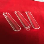 Heat Resistance clear Diffusion Fused Quartz Heating Boat Quartz Glass Wafer Carrier With Ring - Image 4