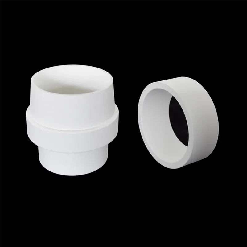 H6750125b2e454915afe6f9fe8d6fb162q.webp Customized Al2TiO5 Insulating Pouring Cup / Plunger Sleeve Aluminum Titanate Ceramic Sprue Bush /ring /Tube - Image 1