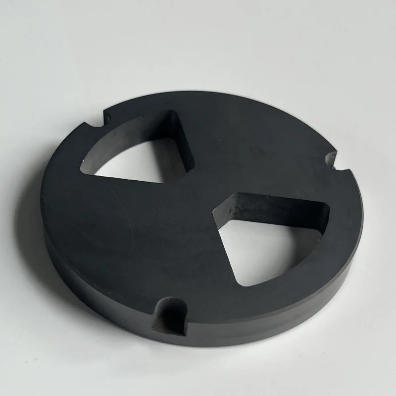 H67c0b06e06c143b98d041f406b07b32fl.webp Sintered Parts SIC Silicon Carbide Water Valve Silicon Carbide Core Disc - Image 1