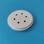 Boron Nitride Ceramic Round Plate with Slot & Hole - Image 2