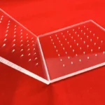 Polished Transparent Laser Drilling Holes Quartz Clear Plate