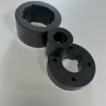 Fine Polished Silicon Carbide Ceramic Sealing Ring Insulating Black SiC Ceramic Irregular Sleeves