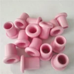 Wear Resistant pink 95% 99% Al2O3 Alumina Ceramic Groove Eyelet for Textile Machine - Image 2