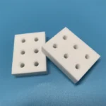 Low Density Machinable Glass Ceramic Board Insulator White Ceramic Plate With Hole - Image 5