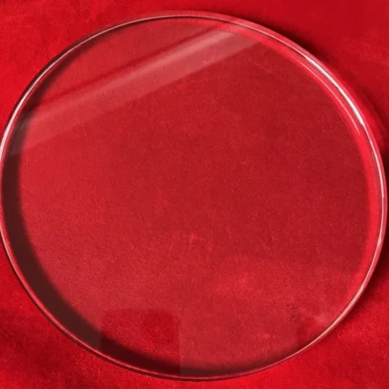 Round Transparent Quartz Glass Plate Thin Quartz Disc for Heat Observation Window