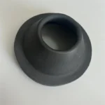 Pressureless Sintered Silicon Carbide Bush Insulator Black SiC Ceramic Irregular Tube - Image 2