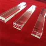 Clear Optical Quartz Square Shaft Light Guide Rod