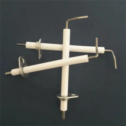 Custom Gas Heater Boilers Ceramic Ignition Pin Electrode Spark Plug with Wire and Bracket