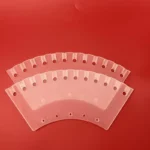 UV Customized JGS2 Fused  Silica Clear Fan Shaped Quartz Glass Plate Silica Glass Sheet with THRU Hole - Image 4