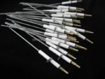 Custom  Alumina Glazed Ceramic Ignition Ceramic Electrodes with Brackets - Image 3