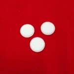 High 99.9% Purity Milky White Quartz Glass Round Panel Opaque Silica Quartz Disc With Step - Image 3