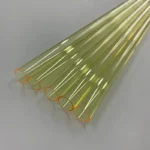 High Purity Customize Yellow  Colored  Quartz Tube - Image 3