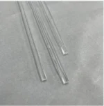 Two End Polished Round Clear Quartz Glass Semi-circle Profile Bar Square Quartz Rod - Image 6