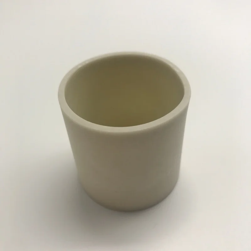 H7570daa45ce245809aeb94092182d0467.webp High Thermal Conductivity AlN Ceramic Oil Cup Aluminum Nitride Melting Crucible - Image 1