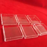 Laboratory Heat Resistant Petri Dish Cell clear Rectangular Quartz Glass Culture Dish - Image 5
