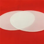CNC Process High Precision Frosted Silica Round Plate High-Temperature Resistant Quartz Wafer Plate - Image 2