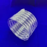 Transparent Quartz Glass Spiral Tube High Purity Clear Silica Quartz Coil Pipe