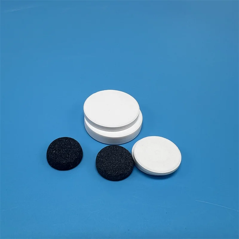 H7bc662436f5c48c78076b619ba8aa07bA.webp Insulator Porous Silicon Carbide Filter Plate Alumina Ceramic Air Filtration Disc - Image 1