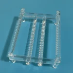 Customized High Temperature Resistant 1100??C Clear Silica Quartz Boat Wafer Carry - Image 5